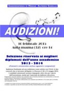 AUDIZIONI solisti strumentisti diplomati